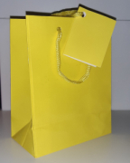 shopper 11,4 x 14,6 cm set da pz12 giallo